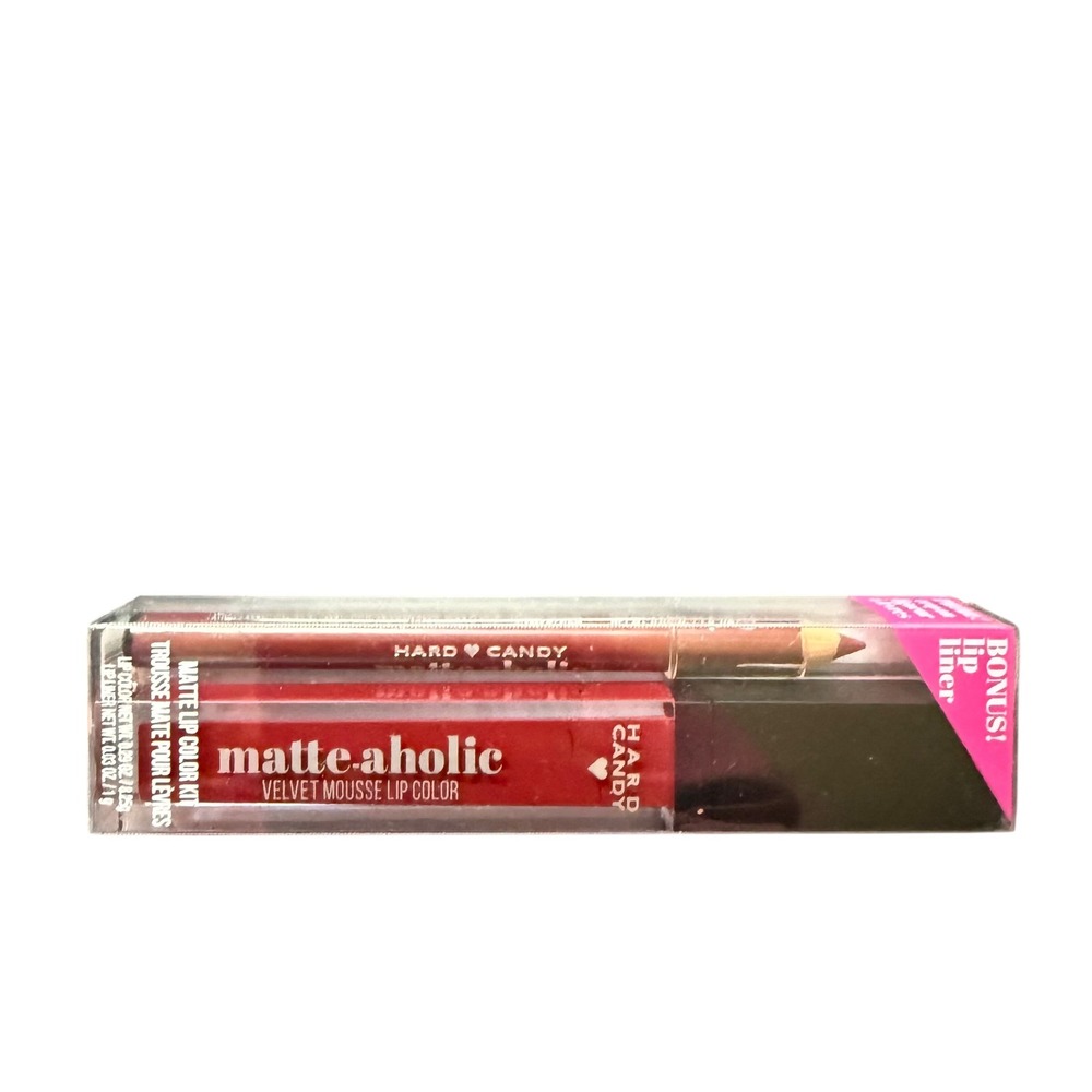 Hard Candy Matte-aholic Lip  Women Red Velvet NEW Liquid Lipstick &‎ Liner $2/10